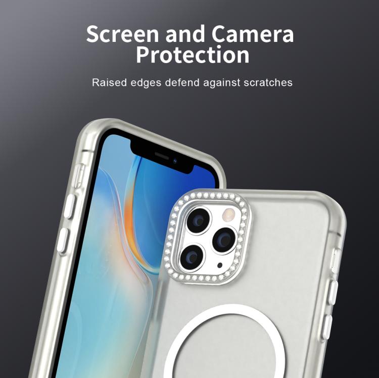 Candy Diamond Magsafe Frosted PC Hybrid TPU Phone Case, For iPhone 11 Pro Max, For iPhone 11, For iPhone 11 Pro Apple Accessories engcan5478 More iPhone Cases - APEXEL INDIA - Mobile Lens - Mobile Camera Lens - Cellphone Accessories - Phone Lens - Smartphone Lens
