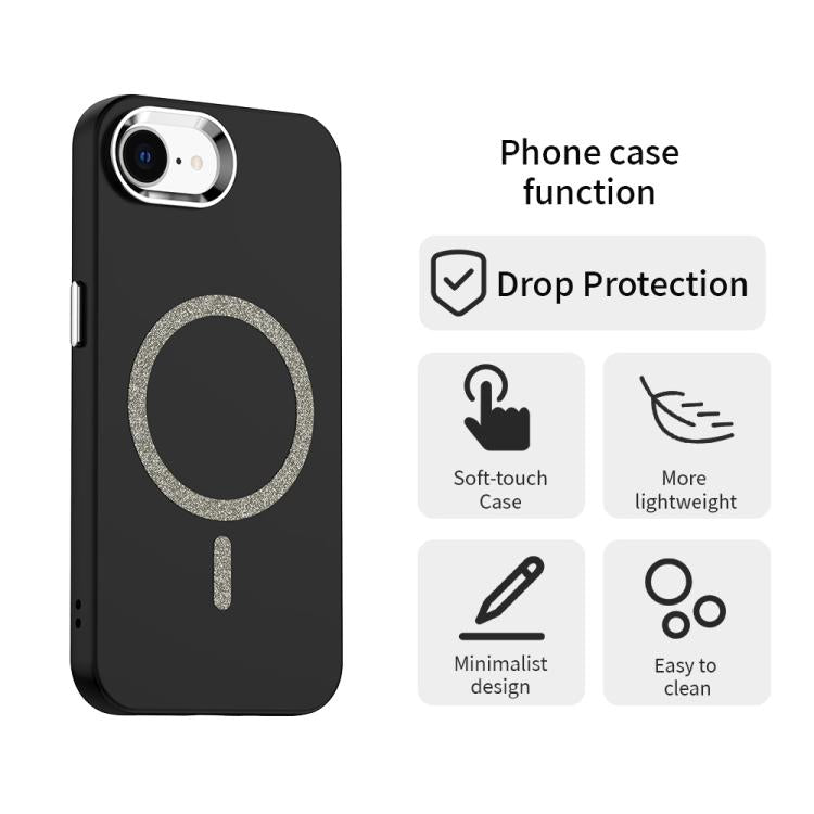 Glitter Series Magsafe PC Hybrid TPU Phone Case, For iPhone 16e, For iPhone 16 Pro Max, For iPhone 16 Pro, For iPhone 16 Plus, For iPhone 16, For iPhone 15 Pro Max Apple Accessories enggli5485 iPhone 16e - APEXEL INDIA - Mobile Lens - Mobile Camera Lens - Cellphone Accessories - Phone Lens - Smartphone Lens