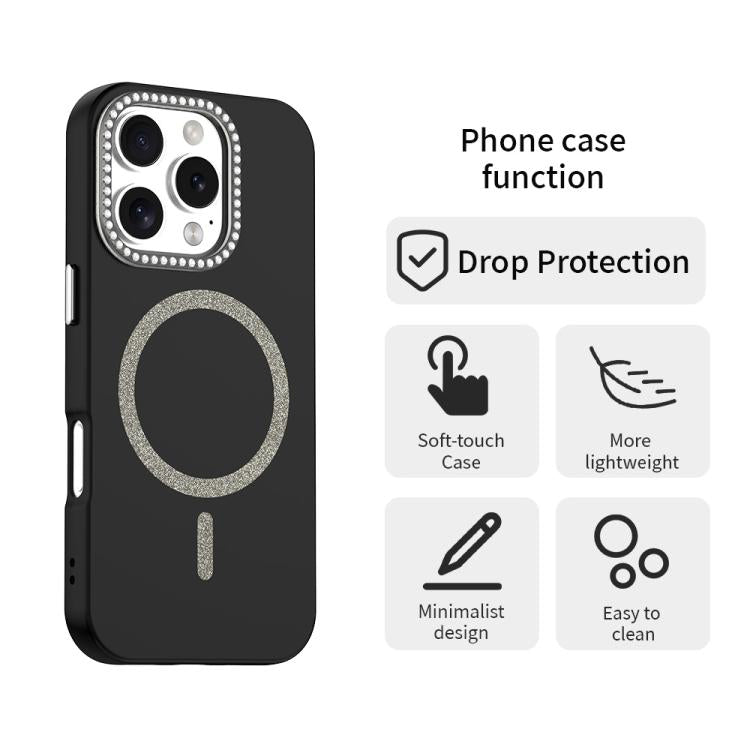 Glitter Rhinestones Series Magsafe PC Hybrid TPU Phone Case, For iPhone 16 Pro Max, For iPhone 16 Pro, For iPhone 16 Plus, For iPhone 16, For iPhone 15 Pro Max, For iPhone 15 Pro Apple Accessories enggli5555 iPhone 16 Pro Max - APEXEL INDIA - Mobile Lens - Mobile Camera Lens - Cellphone Accessories - Phone Lens - Smartphone Lens