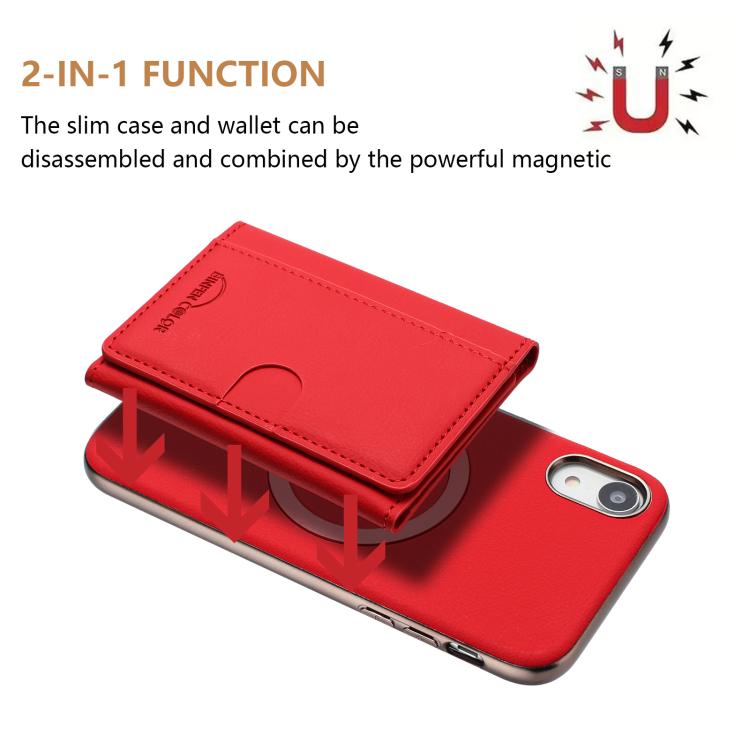 Solid Color Horizontal Magnetic Card Bag RFID MagSafe Phone Case, For iPhone XR, For iPhone 8 Plus / 7 Plus, For iPhone 8 / 7 / 6 Apple Accessories engsol5571 More iPhone Cases - APEXEL INDIA - Mobile Lens - Mobile Camera Lens - Cellphone Accessories - Phone Lens - Smartphone Lens