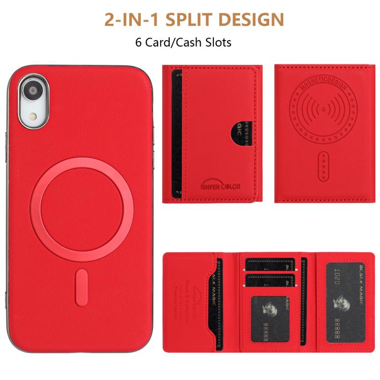 Solid Color Horizontal Magnetic Card Bag RFID MagSafe Phone Case, For iPhone XR, For iPhone 8 Plus / 7 Plus, For iPhone 8 / 7 / 6 Apple Accessories engsol5571 More iPhone Cases - APEXEL INDIA - Mobile Lens - Mobile Camera Lens - Cellphone Accessories - Phone Lens - Smartphone Lens