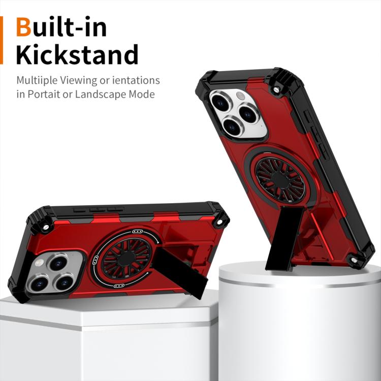 Shockproof Kickstand Metallic Shaft MagSafe Phone Case, For iPhone 15 Pro Max, For iPhone 15 Pro, For iPhone 15 Apple Accessories engsho5577 iPhone 15 Pro - APEXEL INDIA - Mobile Lens - Mobile Camera Lens - Cellphone Accessories - Phone Lens - Smartphone Lens