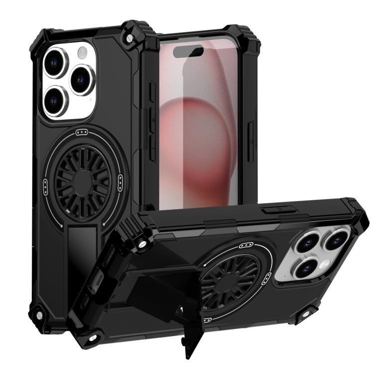 Shockproof Kickstand Metallic Shaft MagSafe Phone Case, For iPhone 15 Pro Max, For iPhone 15 Pro, For iPhone 15 Apple Accessories engsho5577 iPhone 15 Pro - APEXEL INDIA - Mobile Lens - Mobile Camera Lens - Cellphone Accessories - Phone Lens - Smartphone Lens
