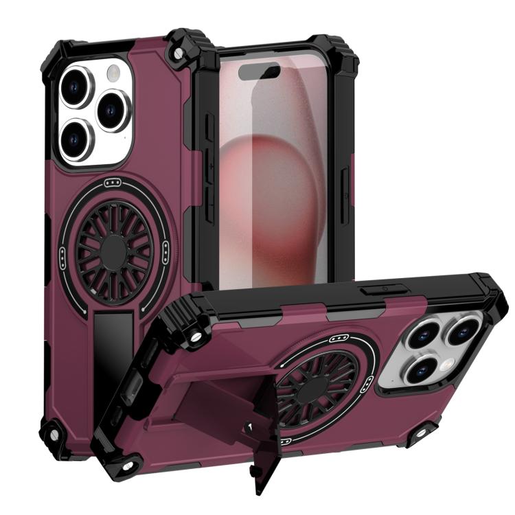 Shockproof Kickstand Metallic Shaft MagSafe Phone Case, For iPhone 15 Pro Max, For iPhone 15 Pro, For iPhone 15 Apple Accessories engsho5577 iPhone 15 Pro - APEXEL INDIA - Mobile Lens - Mobile Camera Lens - Cellphone Accessories - Phone Lens - Smartphone Lens