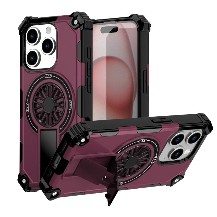 Shockproof Kickstand Metallic Shaft MagSafe Phone Case, For iPhone 15 Pro Max, For iPhone 15 Pro, For iPhone 15 Apple Accessories engsho5577 iPhone 15 Pro - APEXEL INDIA - Mobile Lens - Mobile Camera Lens - Cellphone Accessories - Phone Lens - Smartphone Lens