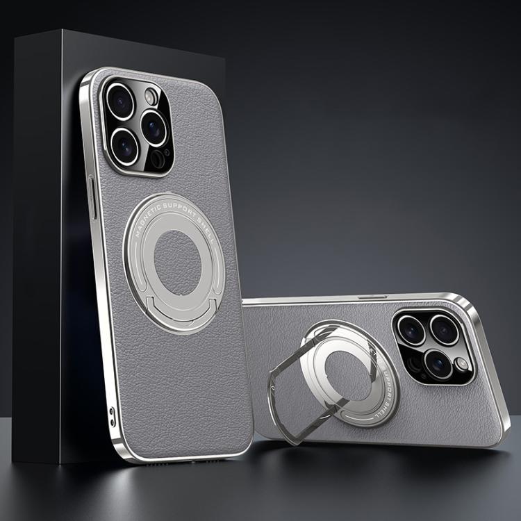 Plain Leather Hydric Metal Holder MagSafe Phone Case, For iPhone 15 Pro, For iPhone 15, For iPhone 14, For iPhone 14 Pro Apple Accessories engpla5580 iPhone 15 Pro - APEXEL INDIA - Mobile Lens - Mobile Camera Lens - Cellphone Accessories - Phone Lens - Smartphone Lens