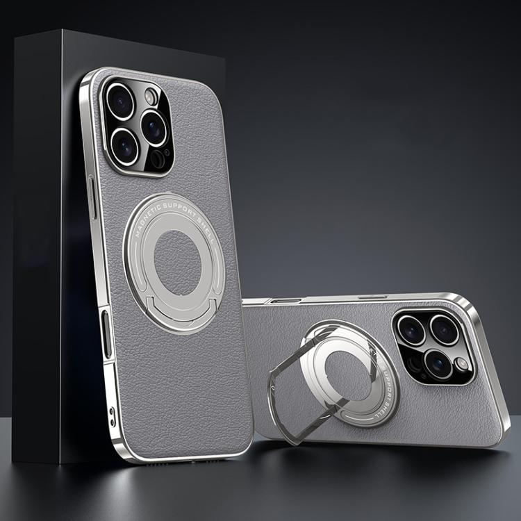 Plain Leather Hydric Metal Holder MagSafe Phone Case, For iPhone 16 Pro Max, For iPhone 16 Pro, For iPhone 16, For iPhone 15 Pro Max Apple Accessories engpla5579 iPhone 16 Pro Max - APEXEL INDIA - Mobile Lens - Mobile Camera Lens - Cellphone Accessories - Phone Lens - Smartphone Lens