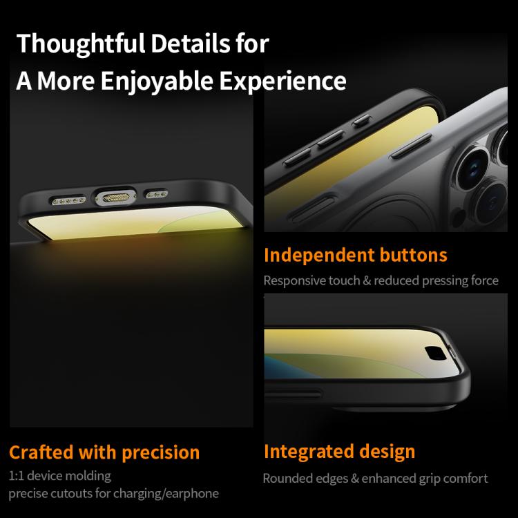 ROCK YouDun Series Skin Feel Rotating MagSafe Holder PC Hybrid TPU Phone Case, For iPhone 16 Pro Apple Accessories engroc5526 iPhone 16 Pro - ROCK - Mobile Lens - Mobile Camera Lens - Cellphone Accessories - Phone Lens - Smartphone Lens