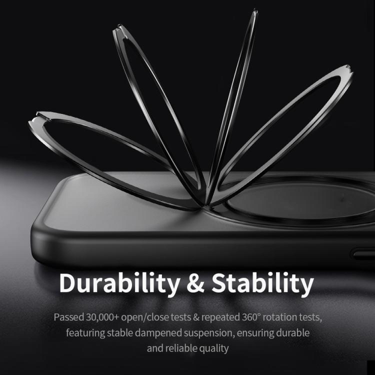 ROCK YouDun Series Skin Feel Rotating MagSafe Holder PC Hybrid TPU Phone Case, For iPhone 16 Pro Apple Accessories engroc5526 iPhone 16 Pro - ROCK - Mobile Lens - Mobile Camera Lens - Cellphone Accessories - Phone Lens - Smartphone Lens