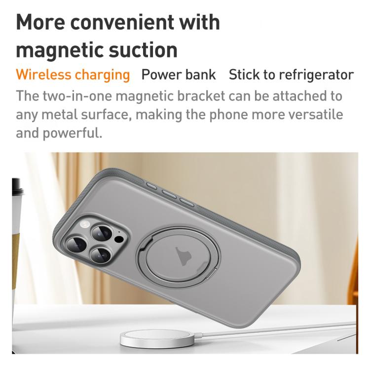 Solid Color 360 Degree Rotating Holder MagSafe Magnetic Phone Case, For iPhone 16 Pro Max, For iPhone 16 Pro, For iPhone 15 Pro Max Apple Accessories engsol5595 iPhone 16 Pro Max - APEXEL INDIA - Mobile Lens - Mobile Camera Lens - Cellphone Accessories - Phone Lens - Smartphone Lens