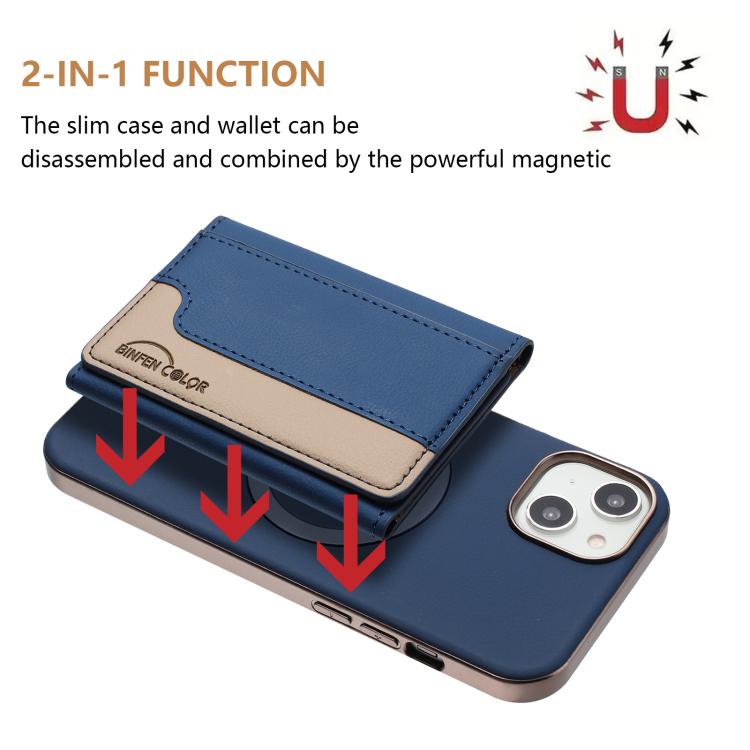 Colour Matching Horizontal Magnetic Card Bag RFID MagSafe Phone Case, For iPhone 14 Plus, For iPhone 14, For iPhone 14 Pro, For iPhone 14 Pro Max Apple Accessories engcol5598 iPhone 14 Plus - APEXEL INDIA - Mobile Lens - Mobile Camera Lens - Cellphone Accessories - Phone Lens - Smartphone Lens