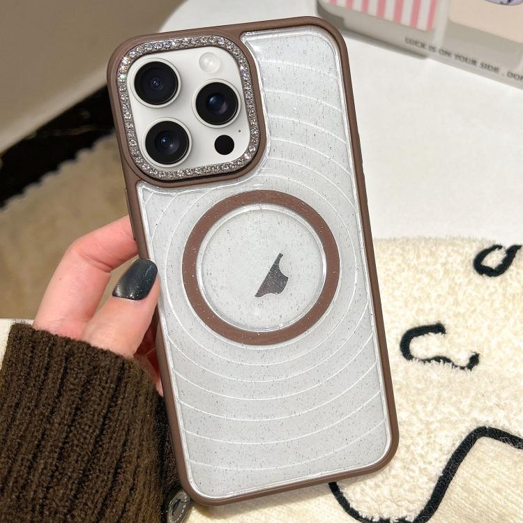 Diamond Lens Frame MagSafe Wave Texture Clear Phone Case, For iPhone 15 Pro, For iPhone 15, For iPhone 14, For iPhone 14 Pro Apple Accessories engdia5604 iPhone 15 Pro - APEXEL INDIA - Mobile Lens - Mobile Camera Lens - Cellphone Accessories - Phone Lens - Smartphone Lens