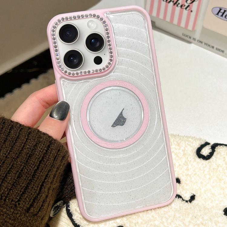 Diamond Lens Frame MagSafe Wave Texture Clear Phone Case, For iPhone 15 Pro, For iPhone 15, For iPhone 14, For iPhone 14 Pro Apple Accessories engdia5604 iPhone 15 Pro - APEXEL INDIA - Mobile Lens - Mobile Camera Lens - Cellphone Accessories - Phone Lens - Smartphone Lens