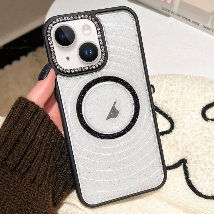 Diamond Lens Frame MagSafe Wave Texture Clear Phone Case, For iPhone 15 Pro, For iPhone 15, For iPhone 14, For iPhone 14 Pro Apple Accessories engdia5604 iPhone 15 Pro - APEXEL INDIA - Mobile Lens - Mobile Camera Lens - Cellphone Accessories - Phone Lens - Smartphone Lens