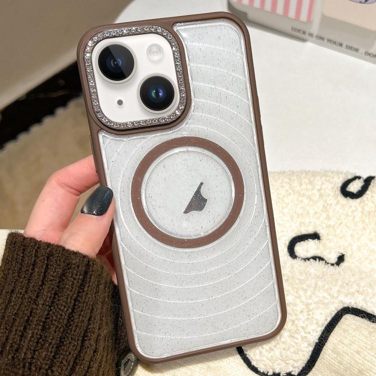 Diamond Lens Frame MagSafe Wave Texture Clear Phone Case, For iPhone 15 Pro, For iPhone 15, For iPhone 14, For iPhone 14 Pro Apple Accessories engdia5604 iPhone 15 Pro - APEXEL INDIA - Mobile Lens - Mobile Camera Lens - Cellphone Accessories - Phone Lens - Smartphone Lens