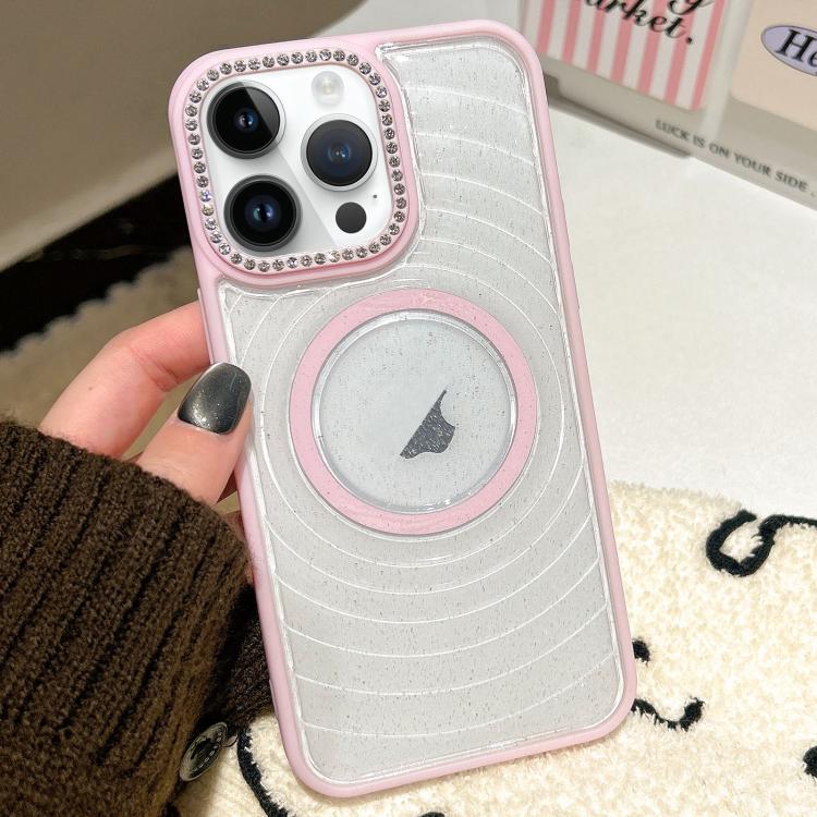 Diamond Lens Frame MagSafe Wave Texture Clear Phone Case, For iPhone 15 Pro, For iPhone 15, For iPhone 14, For iPhone 14 Pro Apple Accessories engdia5604 iPhone 15 Pro - APEXEL INDIA - Mobile Lens - Mobile Camera Lens - Cellphone Accessories - Phone Lens - Smartphone Lens