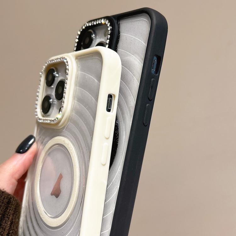 Diamond Lens Frame MagSafe Wave Texture Clear Phone Case, For iPhone 15 Pro, For iPhone 15, For iPhone 14, For iPhone 14 Pro Apple Accessories engdia5604 iPhone 15 Pro - APEXEL INDIA - Mobile Lens - Mobile Camera Lens - Cellphone Accessories - Phone Lens - Smartphone Lens