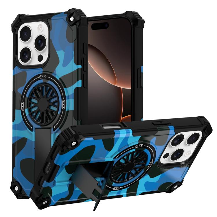 Camouflage Kickstand Rotating Shaft MagSafe Phone Case, For iPhone 16 Pro Max, For iPhone 16 Pro Apple Accessories engcam5610 iPhone 16 Pro Max - APEXEL INDIA - Mobile Lens - Mobile Camera Lens - Cellphone Accessories - Phone Lens - Smartphone Lens