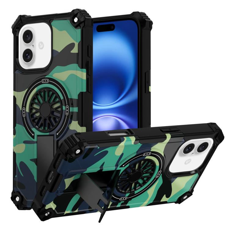 Camouflage Kickstand Rotating Shaft MagSafe Phone Case, For iPhone 16 Plus, For iPhone 16 Apple Accessories engcam5611 iPhone 16 Plus - APEXEL INDIA - Mobile Lens - Mobile Camera Lens - Cellphone Accessories - Phone Lens - Smartphone Lens