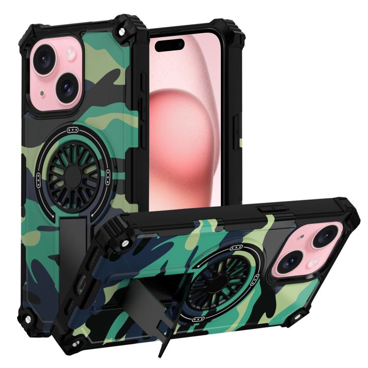 Camouflage Kickstand Rotating Shaft MagSafe Phone Case, For iPhone 15 Plus, For iPhone 15 Apple Accessories engcam5561 iPhone 15 Plus - APEXEL INDIA - Mobile Lens - Mobile Camera Lens - Cellphone Accessories - Phone Lens - Smartphone Lens
