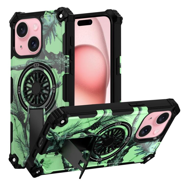 Camouflage Kickstand Rotating Shaft MagSafe Phone Case, For iPhone 15 Plus, For iPhone 15 Apple Accessories engcam5561 iPhone 15 Plus - APEXEL INDIA - Mobile Lens - Mobile Camera Lens - Cellphone Accessories - Phone Lens - Smartphone Lens