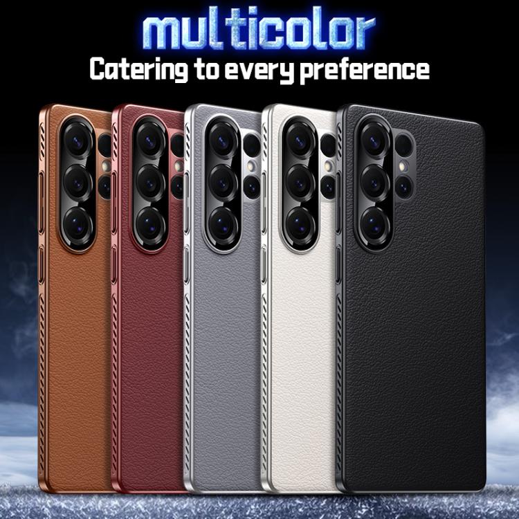 Soft Armor Cooling Plain Leather Hybrid PC Phone Case, For Samsung Galaxy S25 Ultra 5G, For Samsung Galaxy S24 Ultra 5G engsof6159 Galaxy S25 Ultra 5G Galaxy S25 Ultra 5G Cases Samsung Accessories - APEXEL INDIA - Mobile Lens - Mobile Camera Lens - Cellphone Accessories - Phone Lens - Smartphone Lens