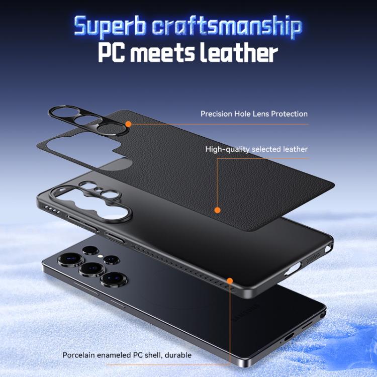 Soft Armor Cooling Plain Leather Hybrid PC Phone Case, For Samsung Galaxy S25 Ultra 5G, For Samsung Galaxy S24 Ultra 5G engsof6159 Galaxy S25 Ultra 5G Galaxy S25 Ultra 5G Cases Samsung Accessories - APEXEL INDIA - Mobile Lens - Mobile Camera Lens - Cellphone Accessories - Phone Lens - Smartphone Lens