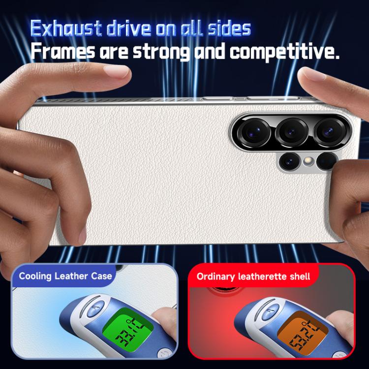 Soft Armor Cooling Plain Leather Hybrid PC Phone Case, For Samsung Galaxy S25 Ultra 5G, For Samsung Galaxy S24 Ultra 5G engsof6159 Galaxy S25 Ultra 5G Galaxy S25 Ultra 5G Cases Samsung Accessories - APEXEL INDIA - Mobile Lens - Mobile Camera Lens - Cellphone Accessories - Phone Lens - Smartphone Lens