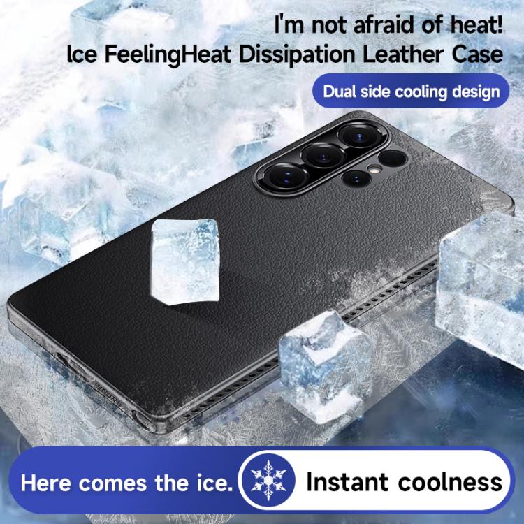 Soft Armor Cooling Plain Leather Hybrid PC Phone Case, For Samsung Galaxy S25 Ultra 5G, For Samsung Galaxy S24 Ultra 5G engsof6159 Galaxy S25 Ultra 5G Galaxy S25 Ultra 5G Cases Samsung Accessories - APEXEL INDIA - Mobile Lens - Mobile Camera Lens - Cellphone Accessories - Phone Lens - Smartphone Lens