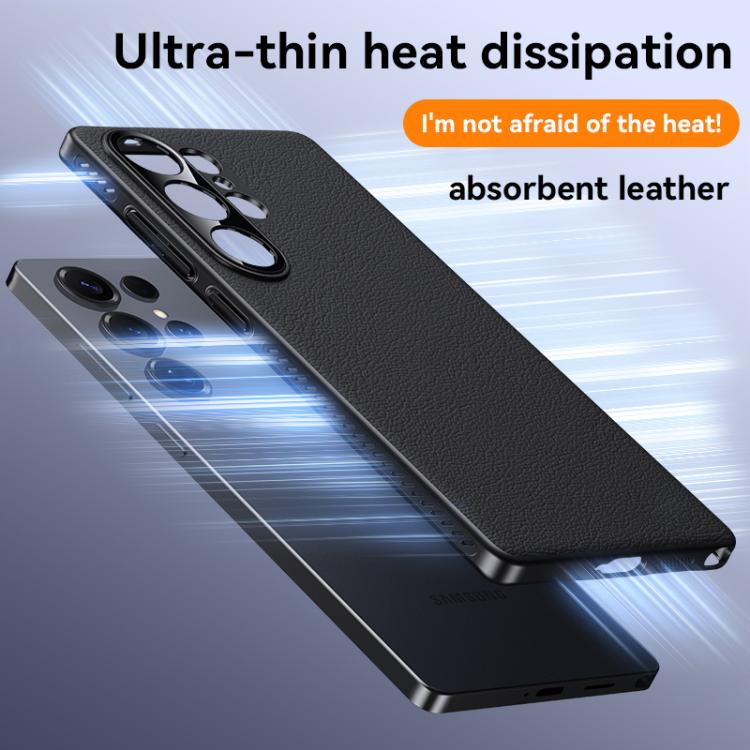 Soft Armor Cooling Plain Leather Hybrid PC Phone Case, For Samsung Galaxy S25 Ultra 5G, For Samsung Galaxy S24 Ultra 5G engsof6159 Galaxy S25 Ultra 5G Galaxy S25 Ultra 5G Cases Samsung Accessories - APEXEL INDIA - Mobile Lens - Mobile Camera Lens - Cellphone Accessories - Phone Lens - Smartphone Lens