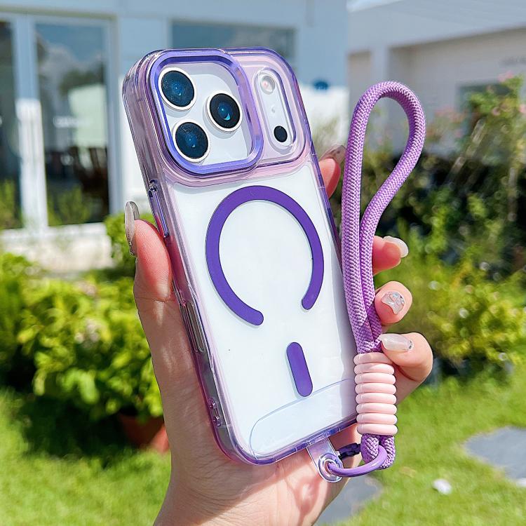 MagSafe Magnetic Clear Phone Case with Wrist Strap Apple Accessories engmag5886 iPhone 17 Pro Max iPhone 17 Pro Max Cases - APEXEL INDIA - Mobile Lens - Mobile Camera Lens - Cellphone Accessories - Phone Lens - Smartphone Lens