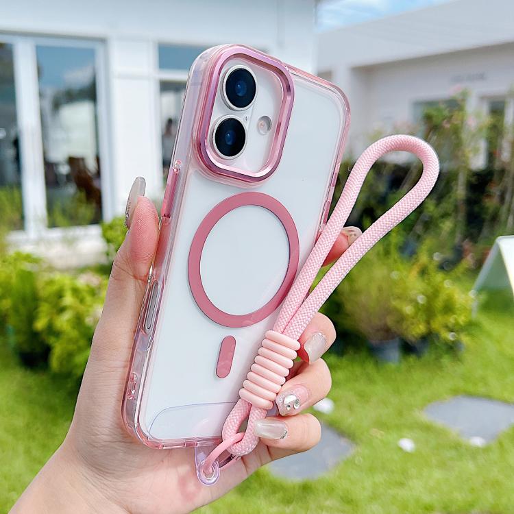 MagSafe Magnetic Clear Phone Case with Wrist Strap Apple Accessories engmag5886 iPhone 17 Pro Max iPhone 17 Pro Max Cases - APEXEL INDIA - Mobile Lens - Mobile Camera Lens - Cellphone Accessories - Phone Lens - Smartphone Lens