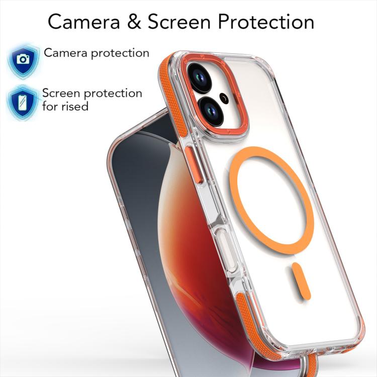 Dual-Color Clear Acrylic Hybrid TPU MagSafe Phone Case Apple Accessories engdua5827 iPhone 17 iPhone 17 Cases - APEXEL INDIA - Mobile Lens - Mobile Camera Lens - Cellphone Accessories - Phone Lens - Smartphone Lens