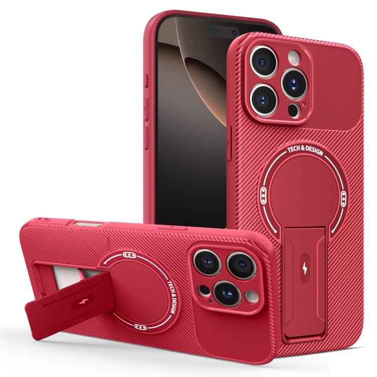Carbon Fiber Texture MagSafe Phone Case with Holder Apple Accessories engcar5828 iPhone 16 Pro Max iPhone 16 Pro Max Cases - APEXEL INDIA - Mobile Lens - Mobile Camera Lens - Cellphone Accessories - Phone Lens - Smartphone Lens