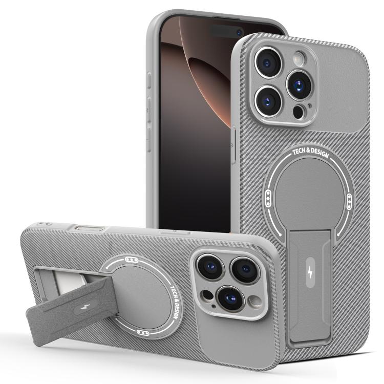 Carbon Fiber Texture MagSafe Phone Case with Holder Apple Accessories engcar5828 iPhone 16 Pro Max iPhone 16 Pro Max Cases - APEXEL INDIA - Mobile Lens - Mobile Camera Lens - Cellphone Accessories - Phone Lens - Smartphone Lens