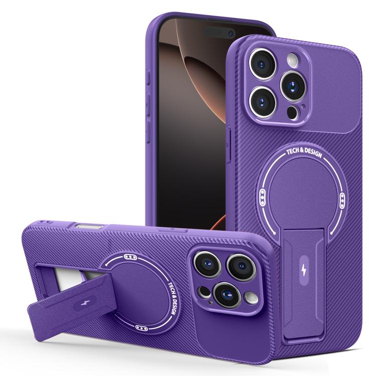 Carbon Fiber Texture MagSafe Phone Case with Holder Apple Accessories engcar5828 iPhone 16 Pro Max iPhone 16 Pro Max Cases - APEXEL INDIA - Mobile Lens - Mobile Camera Lens - Cellphone Accessories - Phone Lens - Smartphone Lens