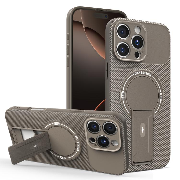 Carbon Fiber Texture MagSafe Phone Case with Holder Apple Accessories engcar5828 iPhone 16 Pro Max iPhone 16 Pro Max Cases - APEXEL INDIA - Mobile Lens - Mobile Camera Lens - Cellphone Accessories - Phone Lens - Smartphone Lens