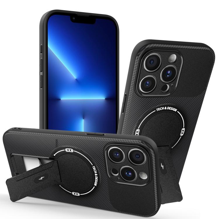 Carbon Fiber Texture MagSafe Phone Case with Holder Apple Accessories engcar5828 iPhone 16 Pro Max iPhone 16 Pro Max Cases - APEXEL INDIA - Mobile Lens - Mobile Camera Lens - Cellphone Accessories - Phone Lens - Smartphone Lens