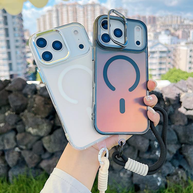 Gradient Discolor MagSafe Phone Case with Holder / Wrist Strap Apple Accessories enggra5832 iPhone 17 Pro Max iPhone 17 Pro Max Cases - APEXEL INDIA - Mobile Lens - Mobile Camera Lens - Cellphone Accessories - Phone Lens - Smartphone Lens