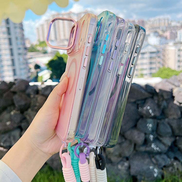 Gradient Discolor MagSafe Phone Case with Holder / Wrist Strap Apple Accessories enggra5832 iPhone 17 Pro Max iPhone 17 Pro Max Cases - APEXEL INDIA - Mobile Lens - Mobile Camera Lens - Cellphone Accessories - Phone Lens - Smartphone Lens