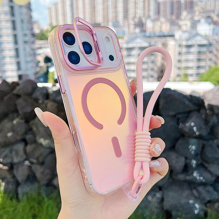 Gradient Discolor MagSafe Phone Case with Holder / Wrist Strap Apple Accessories enggra5832 iPhone 17 Pro Max iPhone 17 Pro Max Cases - APEXEL INDIA - Mobile Lens - Mobile Camera Lens - Cellphone Accessories - Phone Lens - Smartphone Lens