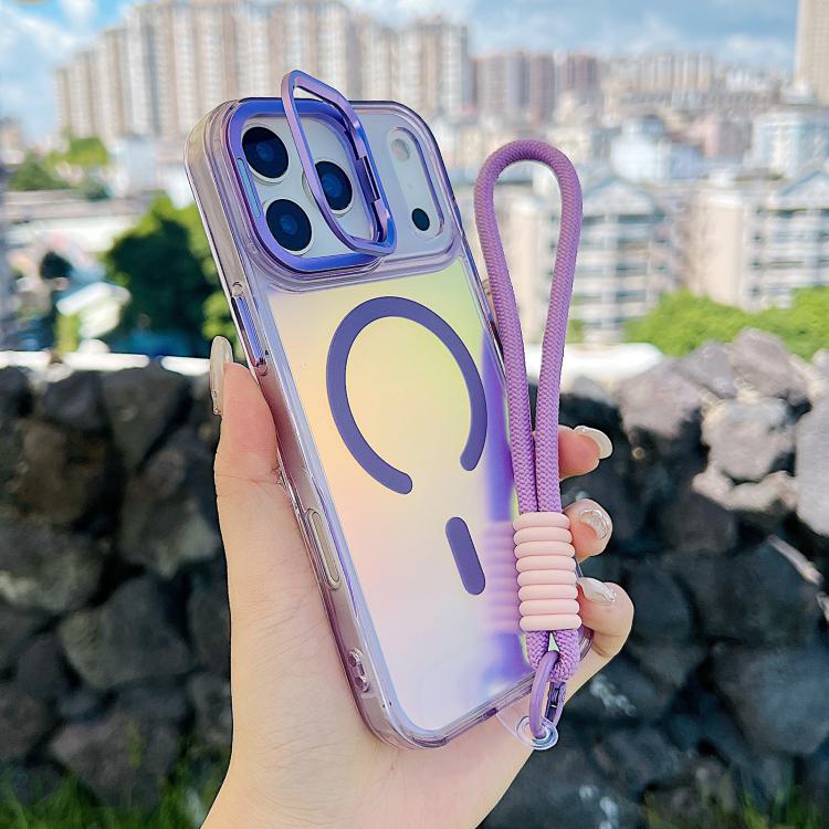 Gradient Discolor MagSafe Phone Case with Holder / Wrist Strap Apple Accessories enggra5832 iPhone 17 Pro Max iPhone 17 Pro Max Cases - APEXEL INDIA - Mobile Lens - Mobile Camera Lens - Cellphone Accessories - Phone Lens - Smartphone Lens