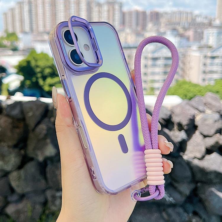 Gradient Discolor MagSafe Phone Case with Holder / Wrist Strap Apple Accessories enggra5832 iPhone 17 Pro Max iPhone 17 Pro Max Cases - APEXEL INDIA - Mobile Lens - Mobile Camera Lens - Cellphone Accessories - Phone Lens - Smartphone Lens