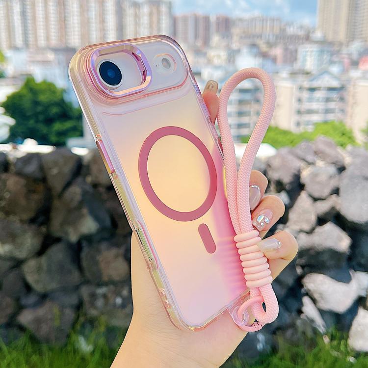 Gradient Discolor MagSafe Phone Case with Holder / Wrist Strap Apple Accessories enggra5832 iPhone 17 Pro Max iPhone 17 Pro Max Cases - APEXEL INDIA - Mobile Lens - Mobile Camera Lens - Cellphone Accessories - Phone Lens - Smartphone Lens