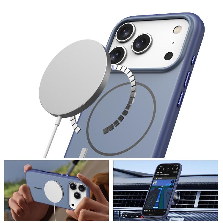 Solid Color Magnetic MagSafe Frosted Phone Case Apple Accessories engsol5894 iPhone 17 Pro Max iPhone 17 Pro Max Cases - APEXEL INDIA - Mobile Lens - Mobile Camera Lens - Cellphone Accessories - Phone Lens - Smartphone Lens