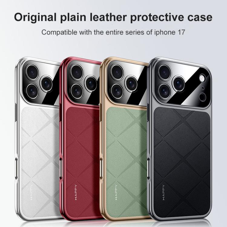 Plain Leather PC Phone Case, For iPhone 17 Pro Max, For iPhone 17 Pro, For iPhone 17, For iPhone Air Apple Accessories engpla6161 iPhone 17 Pro Max iPhone 17 Pro Max Cases - APEXEL INDIA - Mobile Lens - Mobile Camera Lens - Cellphone Accessories - Phone Lens - Smartphone Lens