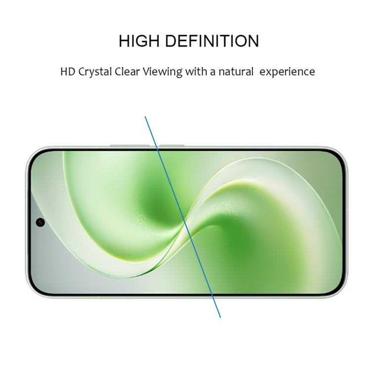 25pcs High Aluminum Full Screen Silk Printing Tempered Glass Film, Support Fingerprint Unlocking, For vivo S60 5G, For vivo Y600 Turbo 5G, For vivo S60 Vitality 5G, For vivo X300 FE 5G Russia, For vivo iQOO 15T 5G, For vivo Y600 Pro 5G, For vivo T5 Pro 5G
