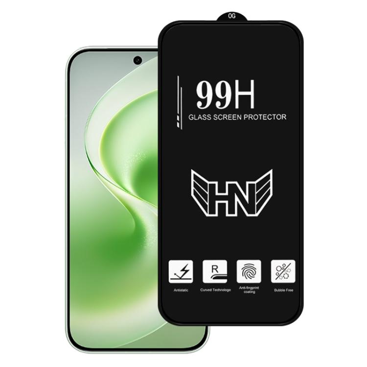0.18mm High Aluminum Large Arc Full Screen Tempered Glass Film, Support Fingerprint Unlocking, For vivo S60 5G, For vivo S60 Vitality 5G, For vivo Y600 Turbo 5G, For vivo X300 FE 5G Russia, For vivo iQOO 15T 5G
