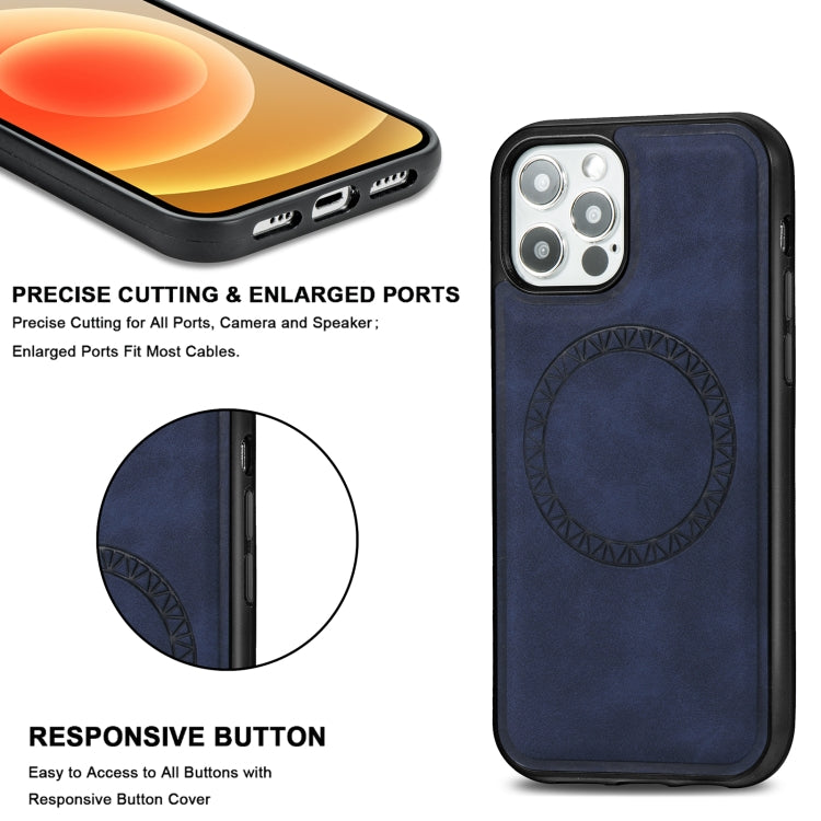 Retro Business Round Embossing Magnetic PU + TPU Protective Case, For iPhone 12 mini, For iPhone 12 / 12 Pro, For iPhone 12 Pro Max Apple Accessories engret3957 More iPhone Cases - APEXEL INDIA - Mobile Lens - Mobile Camera Lens - Cellphone Accessories - Phone Lens - Smartphone Lens
