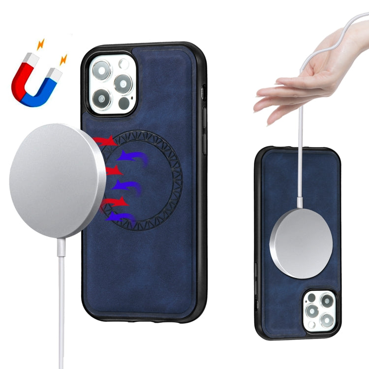 Retro Business Round Embossing Magnetic PU + TPU Protective Case, For iPhone 12 mini, For iPhone 12 / 12 Pro, For iPhone 12 Pro Max Apple Accessories engret3957 More iPhone Cases - APEXEL INDIA - Mobile Lens - Mobile Camera Lens - Cellphone Accessories - Phone Lens - Smartphone Lens